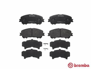 Bremžu uzliku kompl., Disku bremzes BREMBO P 56 100 2