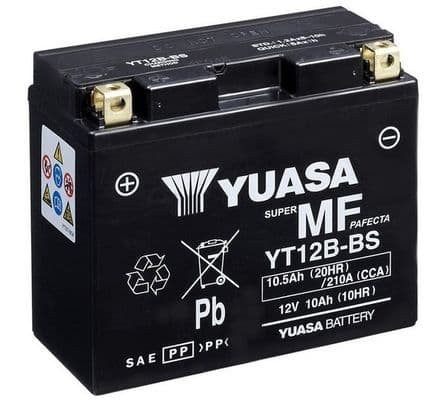 Startera akumulatoru baterija YUASA YT12B-BS 1