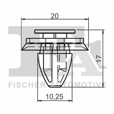 Moldings/aizsarguzlika FA1 21-40012.25 2