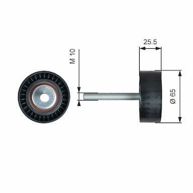 Parazīt-/Vadrullītis, Ķīļrievu siksna GATES T36772 1