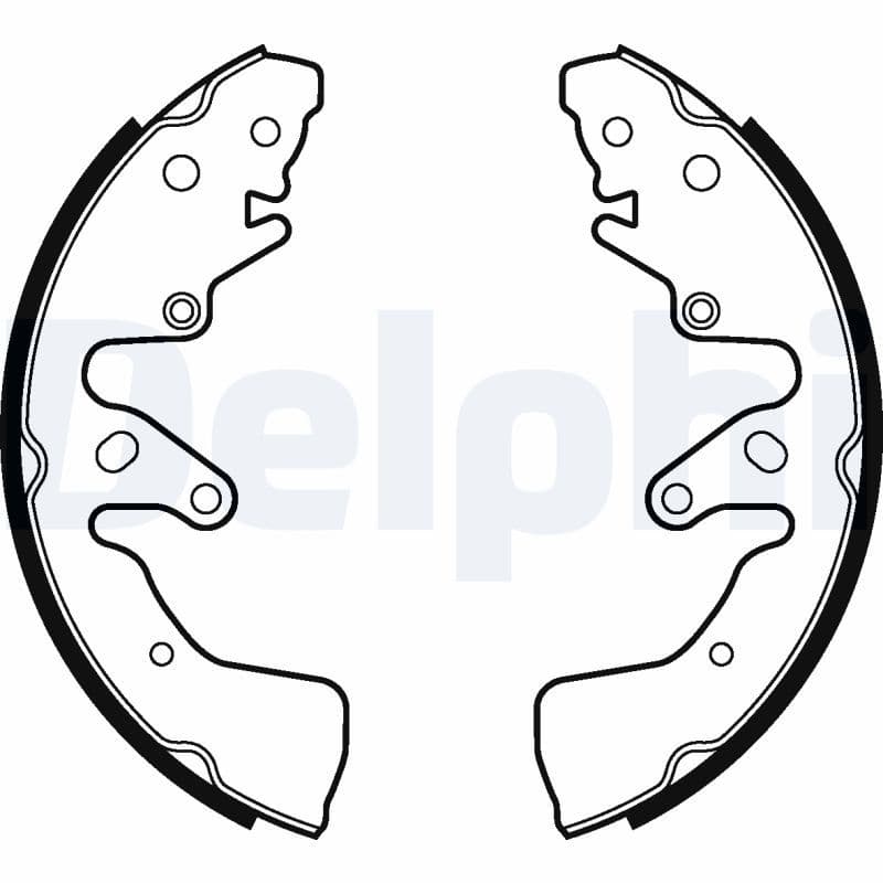 Bremžu loku komplekts DELPHI LS2024 1