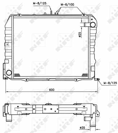 Radiators, Motora dzesēšanas sistēma NRF 513962 1