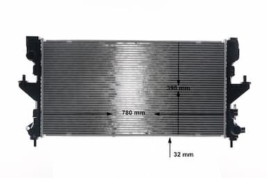 Radiators, Motora dzesēšanas sistēma MAHLE CR 2106 000S 1