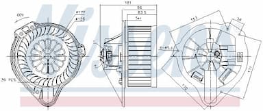 Salona ventilators NISSENS 87170 6