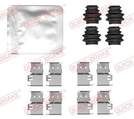 Piederumu komplekts, Disku bremžu uzlikas QUICK BRAKE 109-0172 1