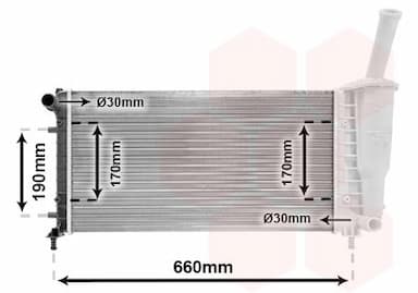 Radiators, Motora dzesēšanas sistēma VAN WEZEL 17002290 1