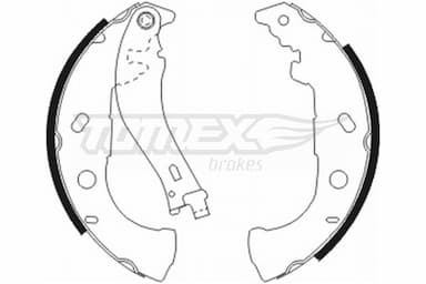 Bremžu loku komplekts TOMEX Brakes TX 20-52 1