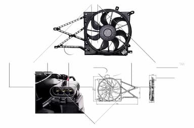 Ventilators, Motora dzesēšanas sistēma NRF 47015 1