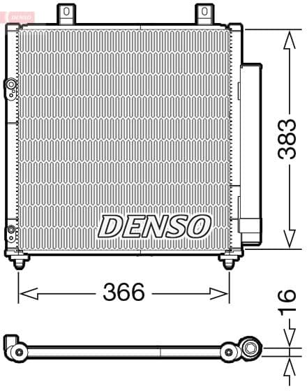 Kondensators, Gaisa kond. sistēma DENSO DCN45007 1