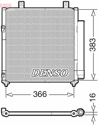 Kondensators, Gaisa kond. sistēma DENSO DCN45007 1