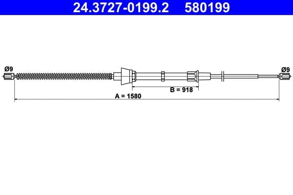 Trose, Stāvbremžu sistēma ATE 24.3727-0199.2 1