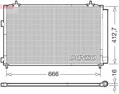 Kondensators, Gaisa kond. sistēma DENSO DCN50059 1