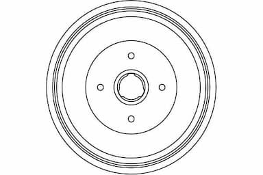 Bremžu trumulis TRW DB4289 2