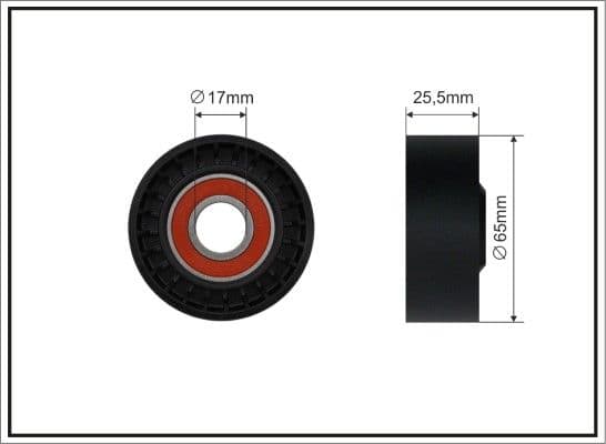 Spriegotājrullītis, Ķīļrievu siksna CAFFARO 484-00 1