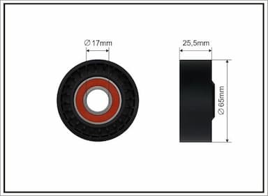 Spriegotājrullītis, Ķīļrievu siksna CAFFARO 500324 1