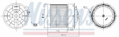 Salona ventilators NISSENS 87722 6