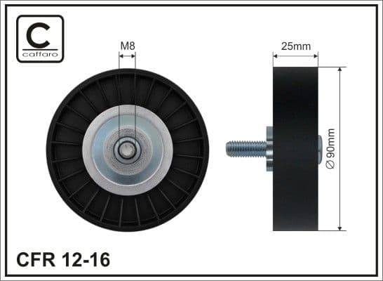 Parazīt-/Vadrullītis, Ķīļrievu siksna CAFFARO 12-16 1