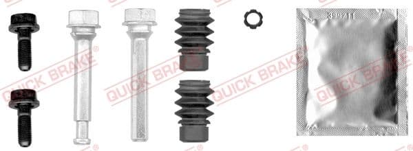 Virzītājčaulu komplekts, Bremžu suports QUICK BRAKE 113-0011X 1