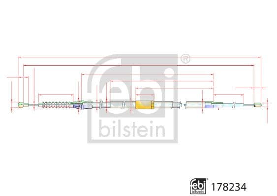 Trose, Stāvbremžu sistēma FEBI BILSTEIN 178234 1