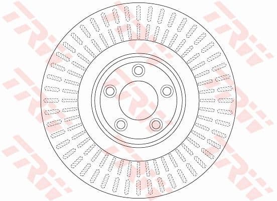 Bremžu diski TRW DF6146S 1