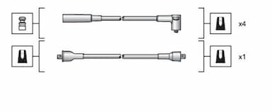 Augstsprieguma vadu komplekts MAGNETI MARELLI 941318111023 1