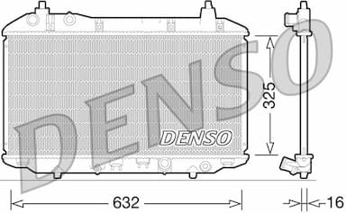 Radiators, Motora dzesēšanas sistēma DENSO DRM40031 1