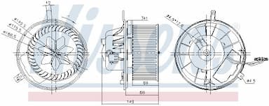 Salona ventilators NISSENS 87032 5