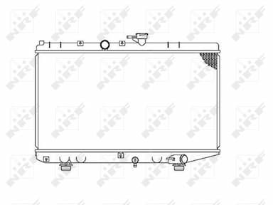 Radiators, Motora dzesēšanas sistēma NRF 53828 2