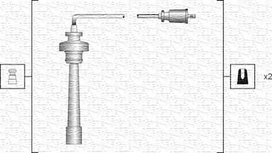 Augstsprieguma vadu komplekts MAGNETI MARELLI 941318111192 1