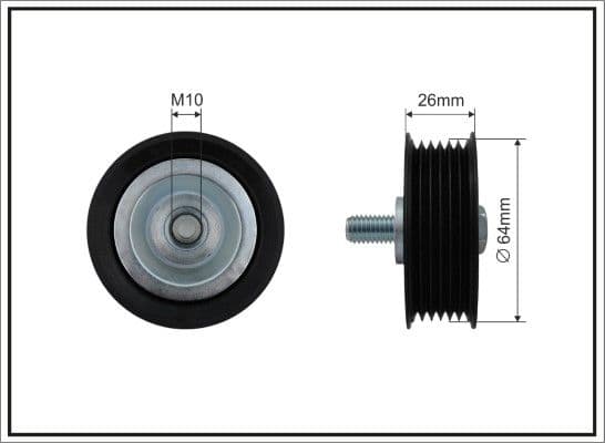 Spriegotājrullītis, Ķīļrievu siksna CAFFARO 500058 1