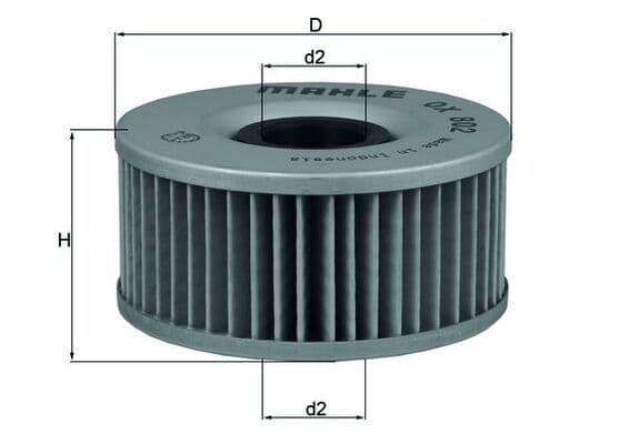 Eļļas filtrs KNECHT OX 802 1