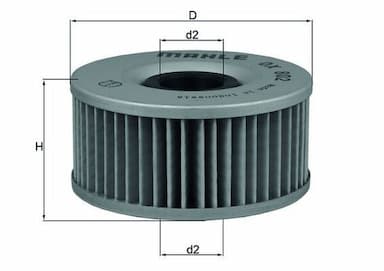 Eļļas filtrs KNECHT OX 802 1