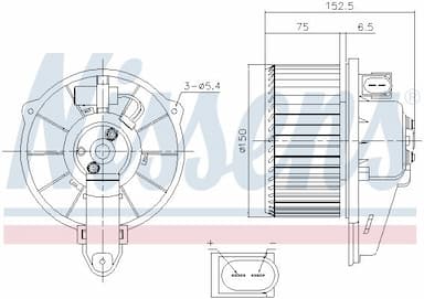 Salona ventilators NISSENS 87221 5