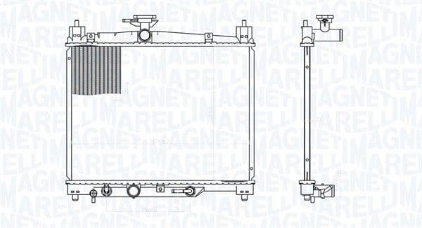 Radiators, Motora dzesēšanas sistēma MAGNETI MARELLI 350213176300 1