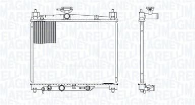 Radiators, Motora dzesēšanas sistēma MAGNETI MARELLI 350213176300 1