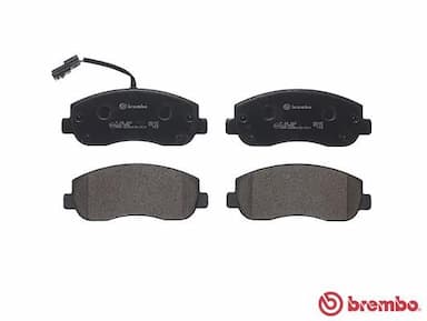 Bremžu uzliku kompl., Disku bremzes BREMBO P 68 062 2