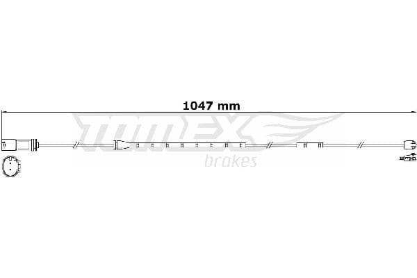 Indikators, Bremžu uzliku nodilums TOMEX Brakes TX 31-21 1