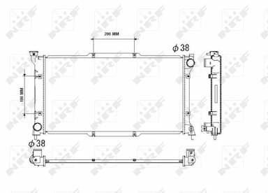 Radiators, Motora dzesēšanas sistēma NRF 53512 4