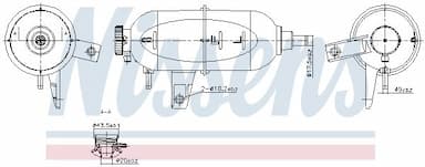 Kompensācijas tvertne, Dzesēšanas šķidrums NISSENS 996331 1