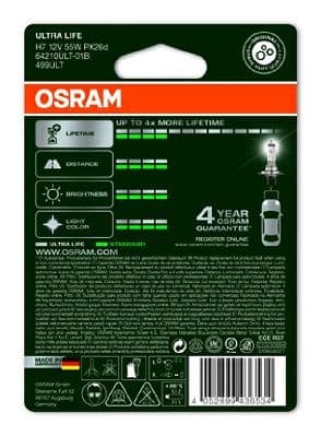 Kvēlspuldze ams-OSRAM 64210ULT-01B 2