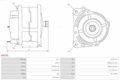 Ģenerators AS-PL A0190 5