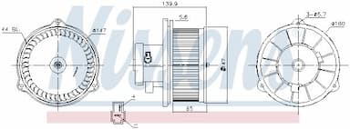 Salona ventilators NISSENS 87160 6