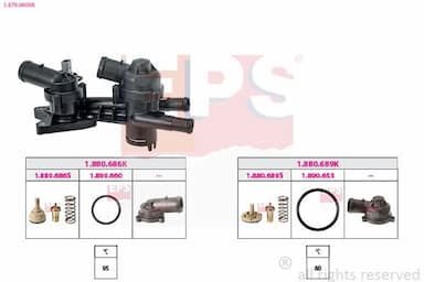 Termostats, Dzesēšanas šķidrums EPS 1.879.960KK 1