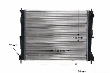 Radiators, Motora dzesēšanas sistēma MAHLE CR 1691 000S 11