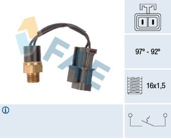 Termoslēdzis, Radiatora ventilators FAE 37750 1