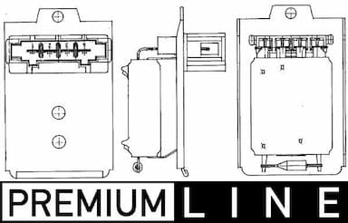 Rezistors, Salona ventilators MAHLE ABR 18 000P 1