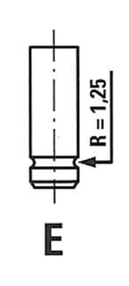 Izplūdes vārsts FRECCIA R6594/RNT 1