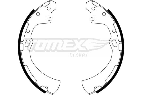 Bremžu loku komplekts TOMEX Brakes TX 23-31 1