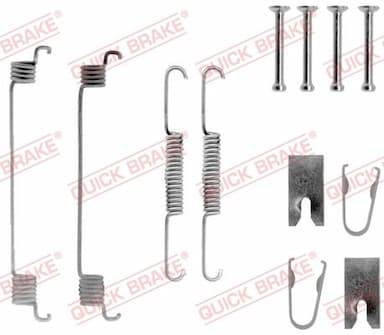 Piederumu komplekts, Bremžu loki QUICK BRAKE 105-0789 1