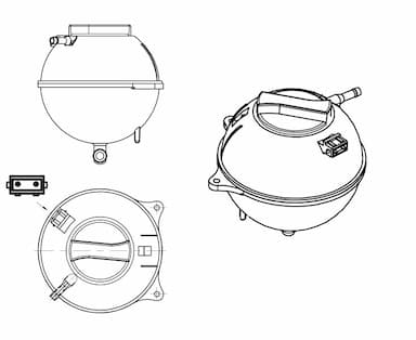 Kompensācijas tvertne, Dzesēšanas šķidrums NRF 454039 5